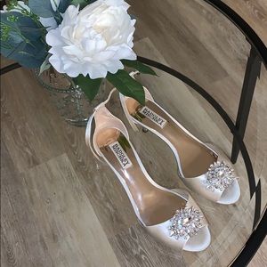 Badgley Mischka Sainte Crystal Embellished Sandal